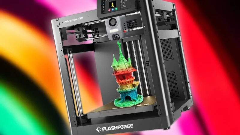 The Popular Budget-Friendly Flashforge Adventurer 5M 3D Printer Drops to a Mere $135 Shipped