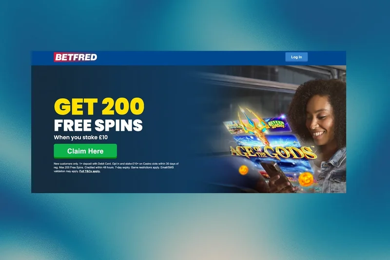 Betfred Casino promo code: Claim up to 200 free spins