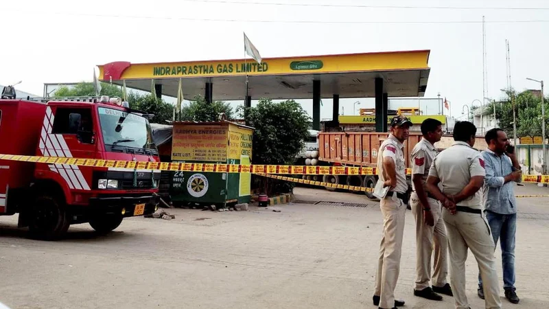 CNG cylinder blast at filling station near Tikri Metro kills three