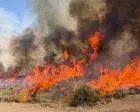 Helicopter fighting Utah wildfire crashes with two people onboard, officials say