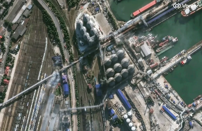 Ukrainian drones strike major Russian refinery 800 miles from border