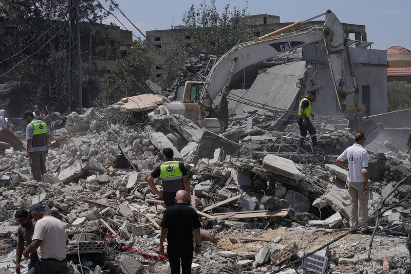 Israeli Airstrikes On Southern Lebanon Kill 11 People