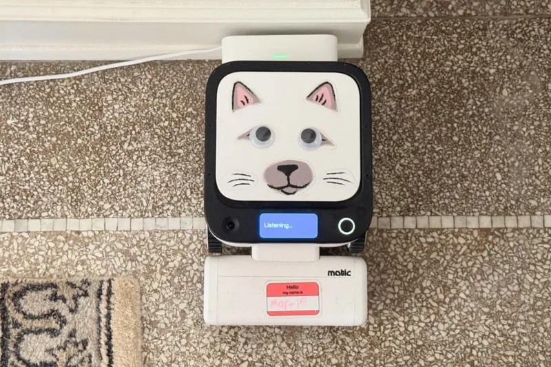 Matic’s Robot Vacuum Will See (and Hear) You Now