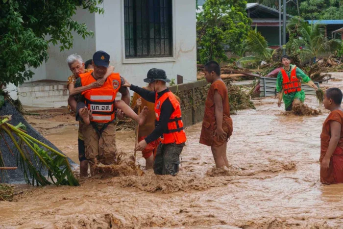 Runoff reaches downstream districts of Nan, two killed