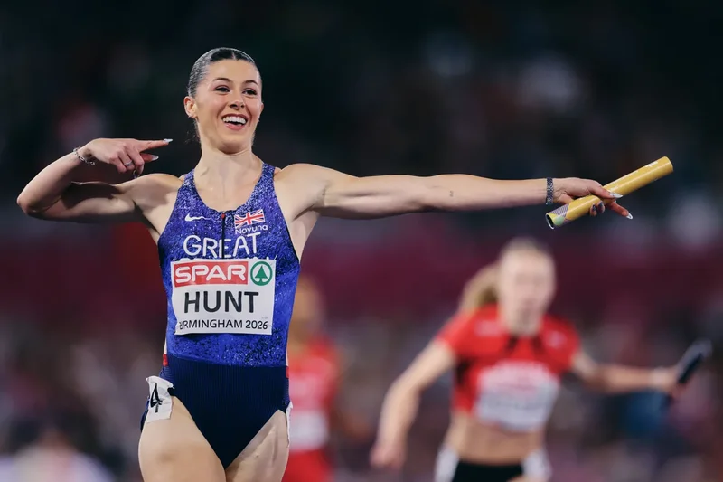 Amy Hunt takes Diamond League silver as Shericka Jackson pulls up injured