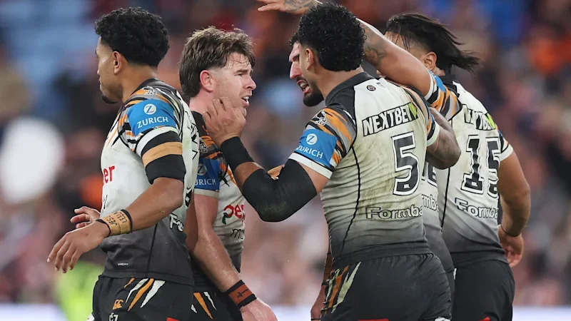 Stunning Tigers upset derails Roosters’ minor premiership hopes