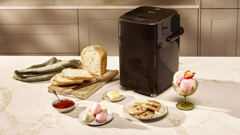 Panasonic's new gadget is a bread maker that also churns ice cream — I went hands-on with the wild two-in-one appliance, and the results were seriously tasty