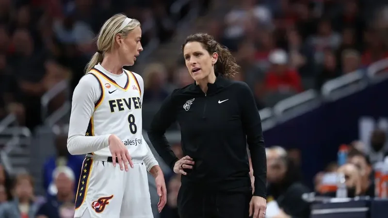 Fever coach Stephanie White launches fiery defense of herself after Sophie Cunningham hit