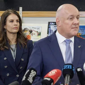 Erica Stanford denies having leadership ambitions when refusing to express confidence in Christopher Luxon