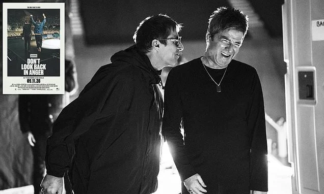 Oasis release emotional trailer for hotly anticipated Disney documentary as Noel Gallagher asks 'will it fall apart again?' in the brothers' first joint interview in over 20 years