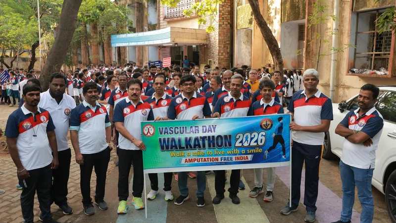 Walkathon held in Chennai to raise awareness on vascular diseases
