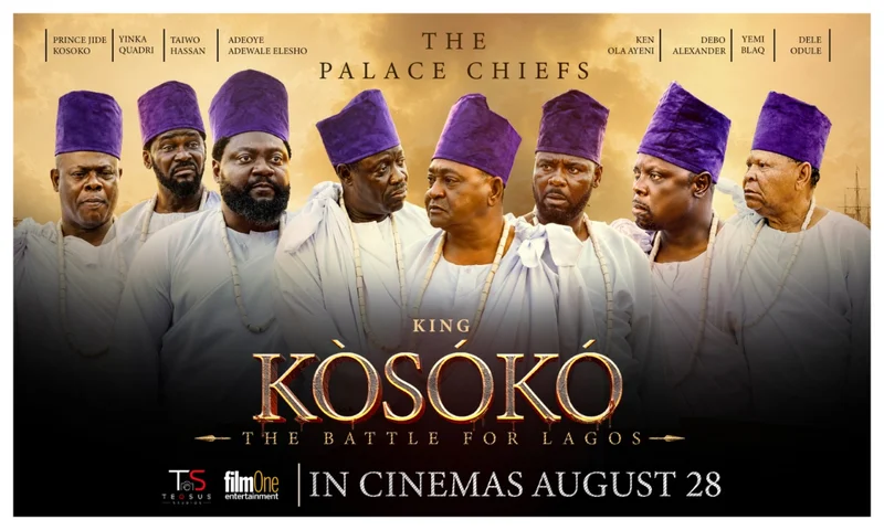 Femi Adebayo leads epic retelling of forgotten war as “King Kosoko: The Battle for Lagos” premieres