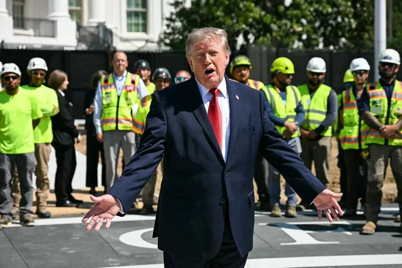 Trump unveils White House helipad as he obsesses over renovations amid Iran war: ‘I love construction’