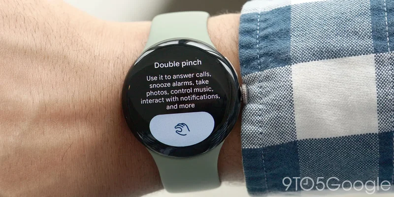 Pixel Watch 5 lets you customize double pinch to dismiss alarms, skip music, & more