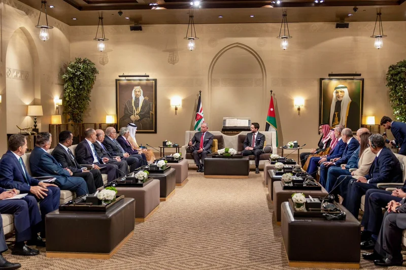FM Fidan meets Jordan's King Abdullah II in Amman