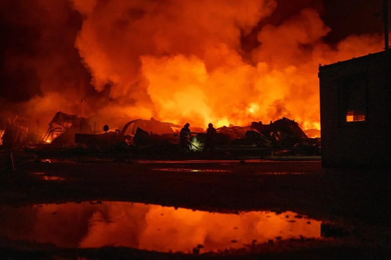 Russian missile and drone barrage in Ukrainian capital region kills 17