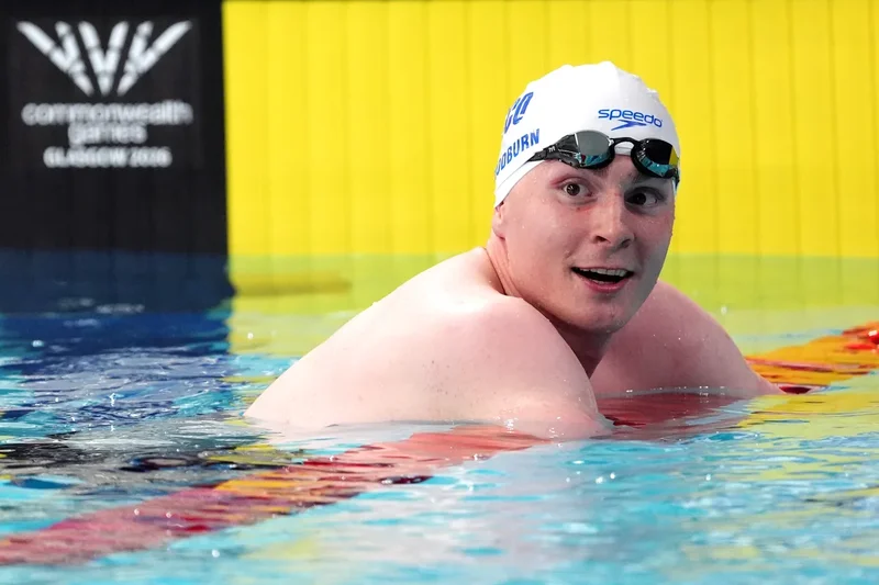 Commonwealth Games swimmer Archie Goodburn makes cancer funding plea to Andy Burnham
