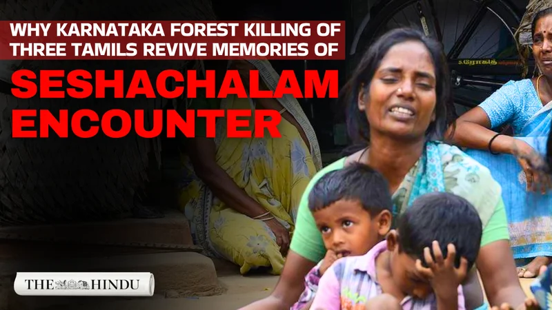 Watch: Karnataka forest killings revive memories of 2015 Seshachalam encounter
