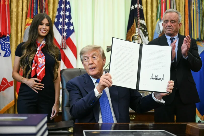 Trump issues executive order aimed at rewriting childhood vaccine schedule