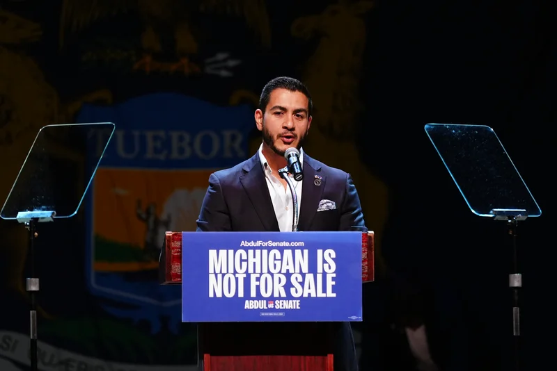 Abdul El‑Sayed, progressive candidate in the Michigan Democratic primary, emerges as likely winner