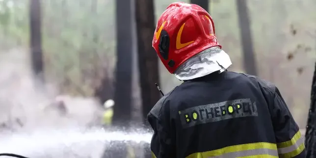 Ukrainian firefighters join battle against France fire in an unprecedented mobilization