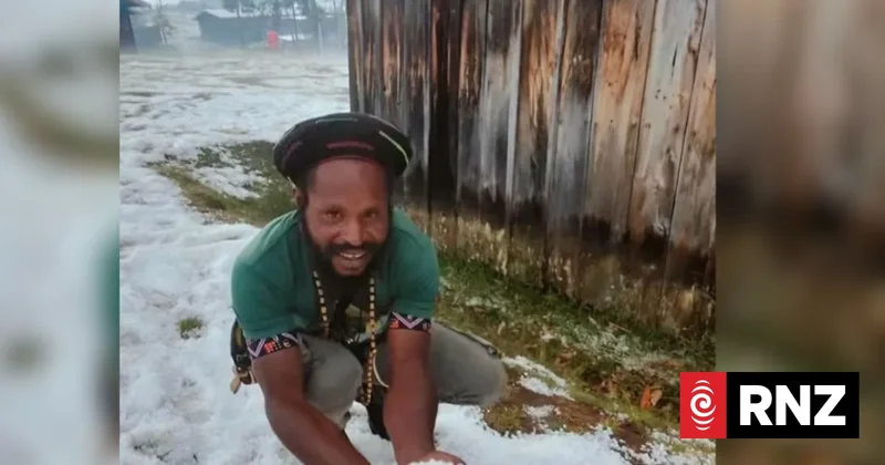 Snowfall in West Papua, while severe drought hits other parts of New Guinea