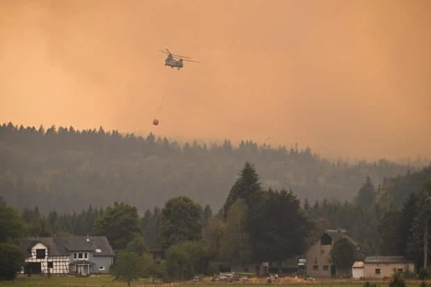 Belgium wildfire forces partial evacuation order in German border town