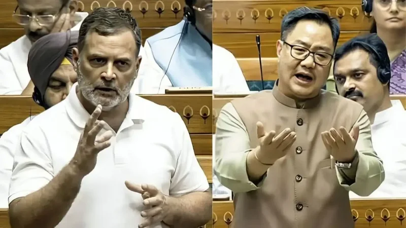 'Congress not realising own errors': Rijiju draws parallel with Indira's post Emergency