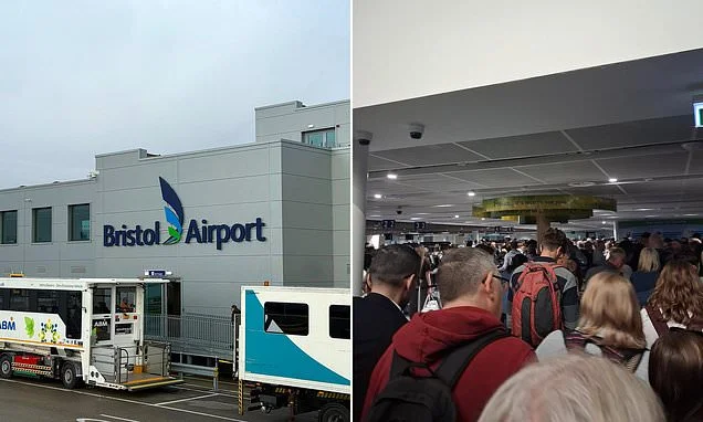 Chaos continues at UK airport as runway defect sees flights cancelled or diverted with homecoming Brits forced to land hundreds of miles from home