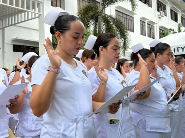 After years on the job, 118 Cebu hospital workers secure permanent posts
