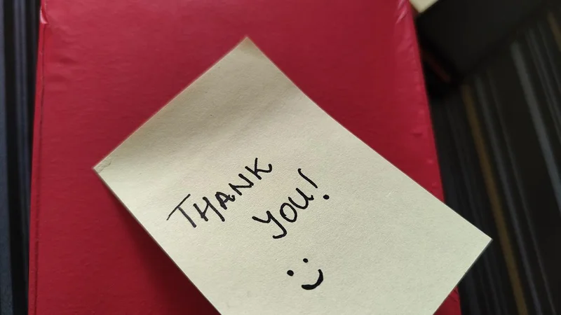 A few kind words
