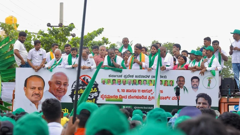 BJP, JD(S) launch padayatra against Bidadi township project
