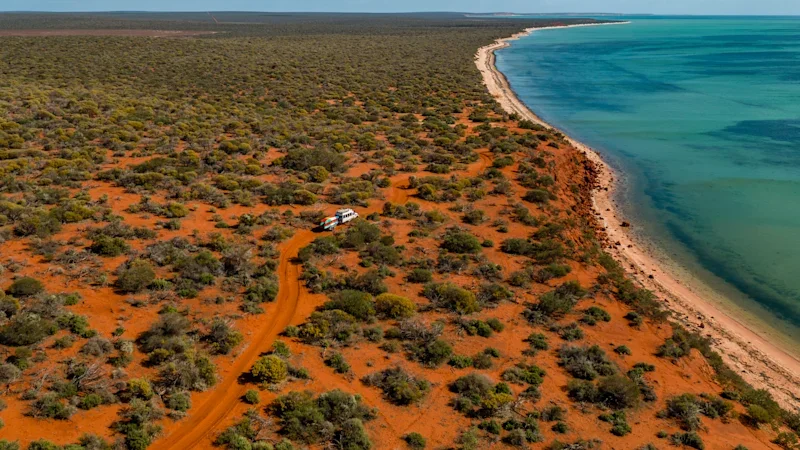 Two dead, child airlifted to hospital after Shark Bay caravan crash