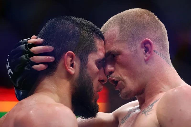 Islam Makhachev shatters major UFC record with win over Ian Machado Garry in tense title clash