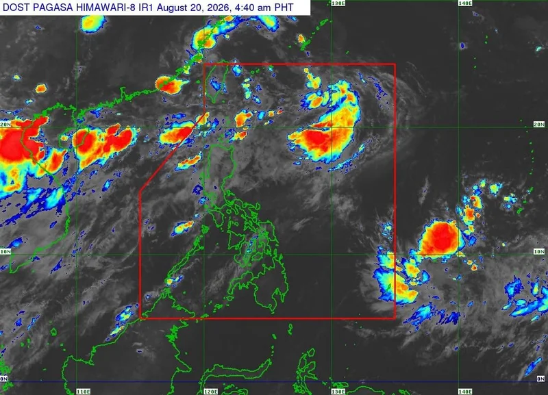 Tropical Depression Neneng speeds up over east Taiwan