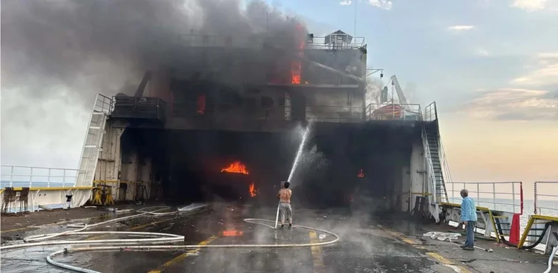 4 injured after drone strike hits Turkish cargo ship in Black Sea