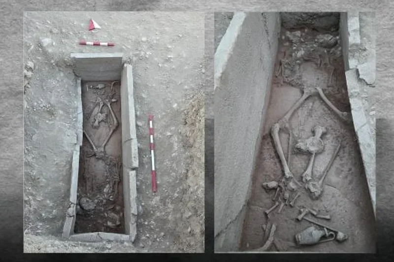 Grave with 2,400-year-old silver coins featuring naked men likely belonged to Turkish wrestler