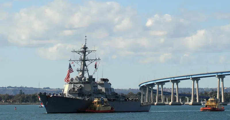 USS Benfold went days without power in the South China Sea