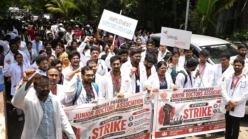 Junior doctors to withdraw non-emergency services in A.P. from August 12