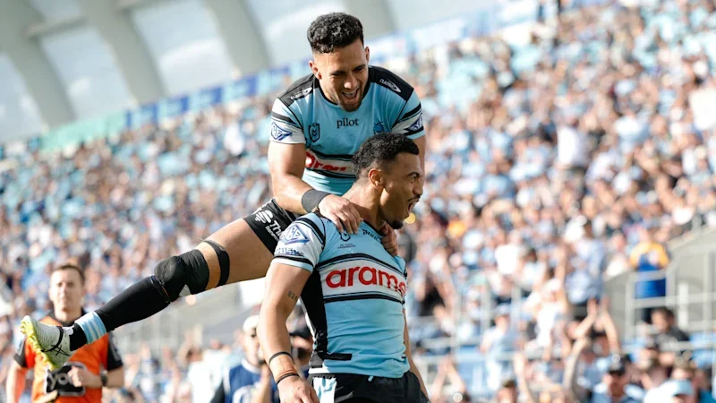 Sharks rally to beat Titans and stay in NRL top-four race