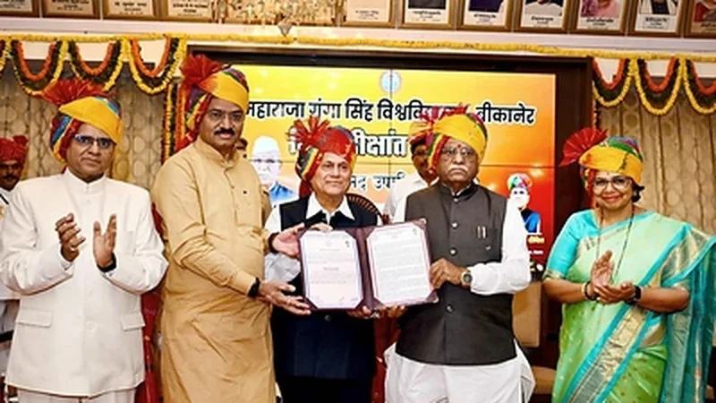 Achyuta Samanta Conferred 75th Honorary Doctorate by Maharaja Ganga Singh University, Rajasthan