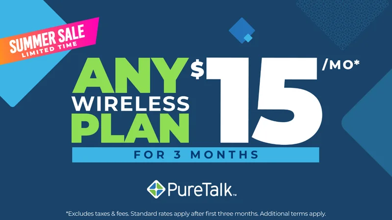 PureTalk keeps phone plans simple — and FOX News readers can choose any plan for $15 per month