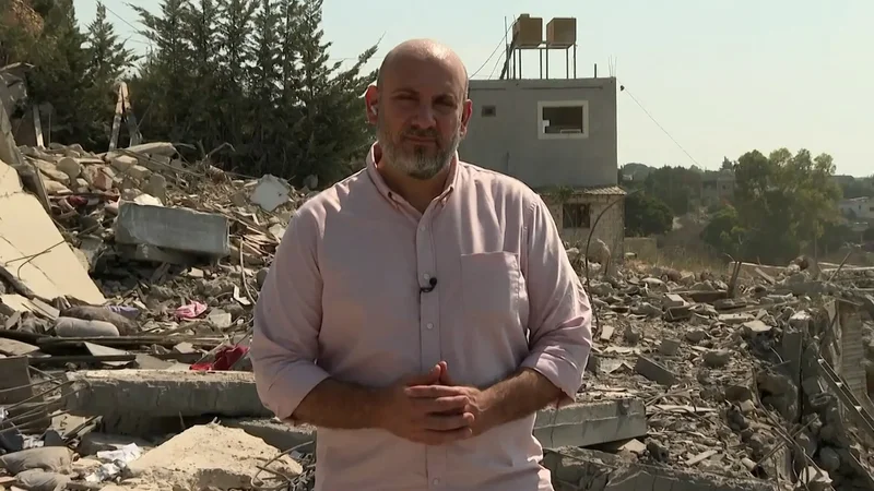 At scene of deadly Israeli strike on Lebanon home