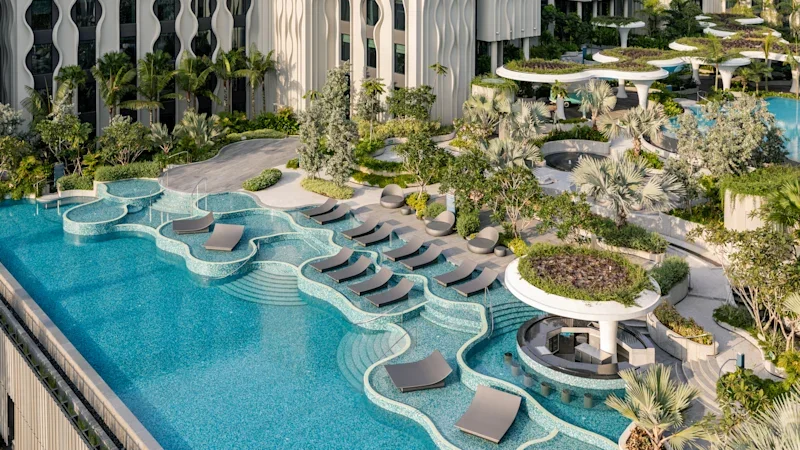 Island hotel in a stopover favourite is an unsurprising hit with Aussies