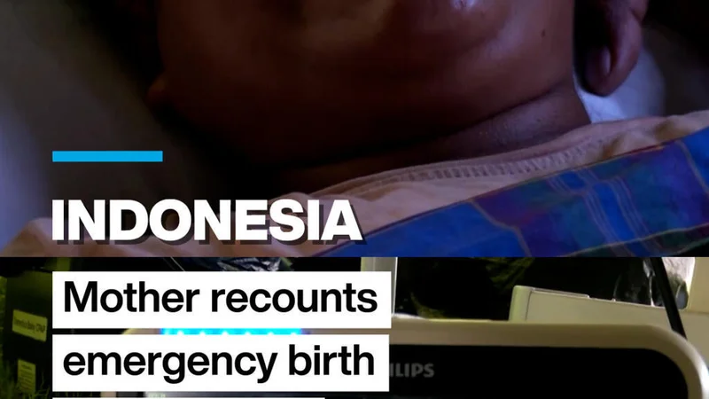 Indonesian mother recounts emergency birth during 7.7-magnitude quake