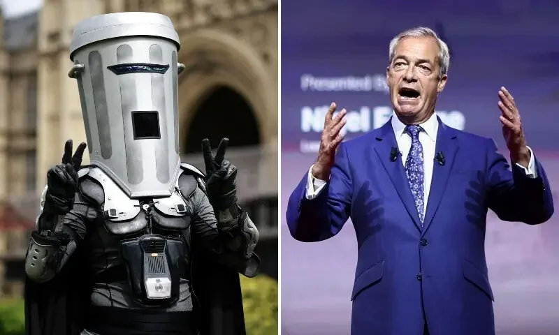 Nigel Farage regains UK parliamentary seat, fights off Count Binface challenge