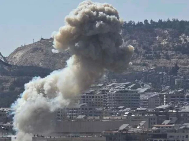 Israeli airstrikes hit Syrian airbase