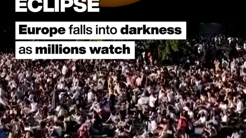 Eclipse: Europe falls into darkness as millions watch