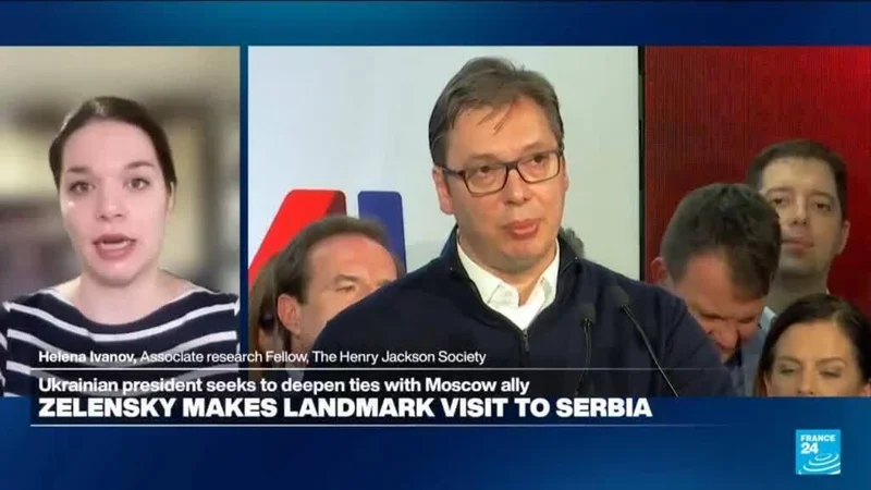 Serbia’s Vucic attempts diplomatic ‘balancing act’ with Zelensky’s visit