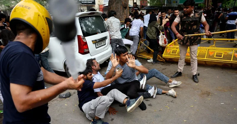 Youth protests: No person was seriously injured, no lathis were used, claims Kiren Rijiju